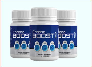 Chronoboost Pro advanced natural formula bottles with money back guarantee